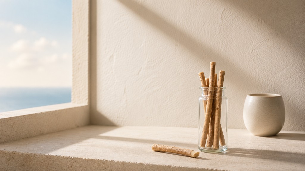 Siwak sticks in natural light